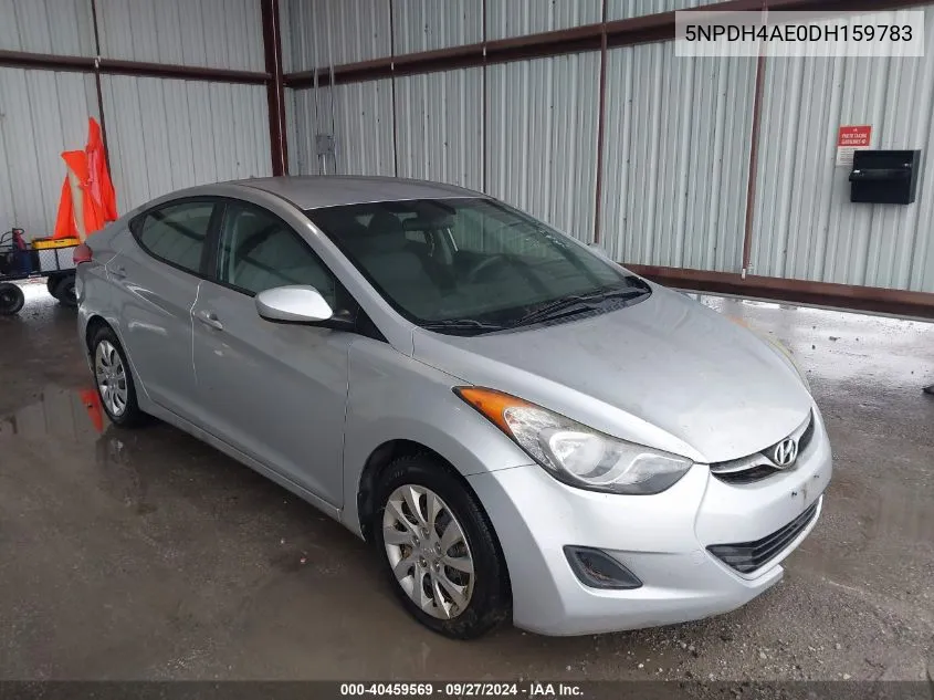 5NPDH4AE0DH159783 2013 Hyundai Elantra Gls