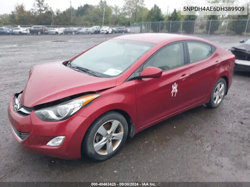 5NPDH4AE6DH389909 2013 Hyundai Elantra Gls