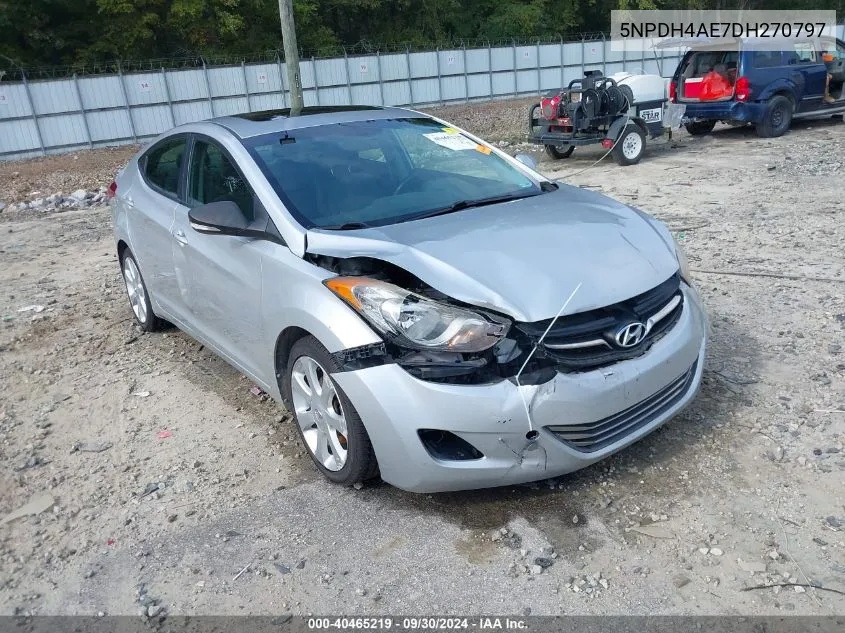 5NPDH4AE7DH270797 2013 Hyundai Elantra Limited