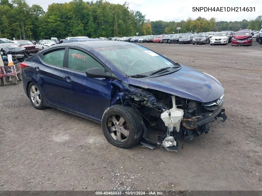 5NPDH4AE1DH214631 2013 Hyundai Elantra Gls