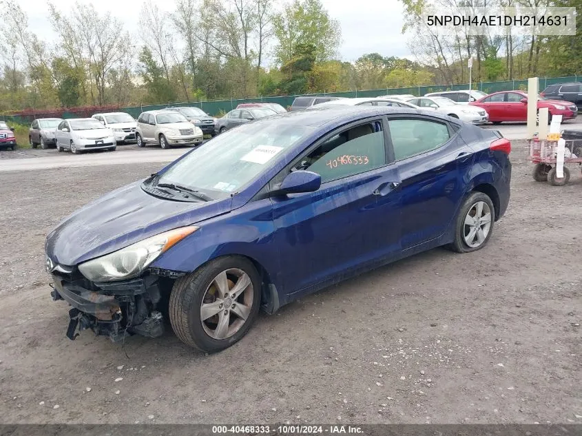 2013 Hyundai Elantra Gls VIN: 5NPDH4AE1DH214631 Lot: 40468333