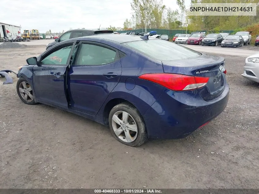 2013 Hyundai Elantra Gls VIN: 5NPDH4AE1DH214631 Lot: 40468333