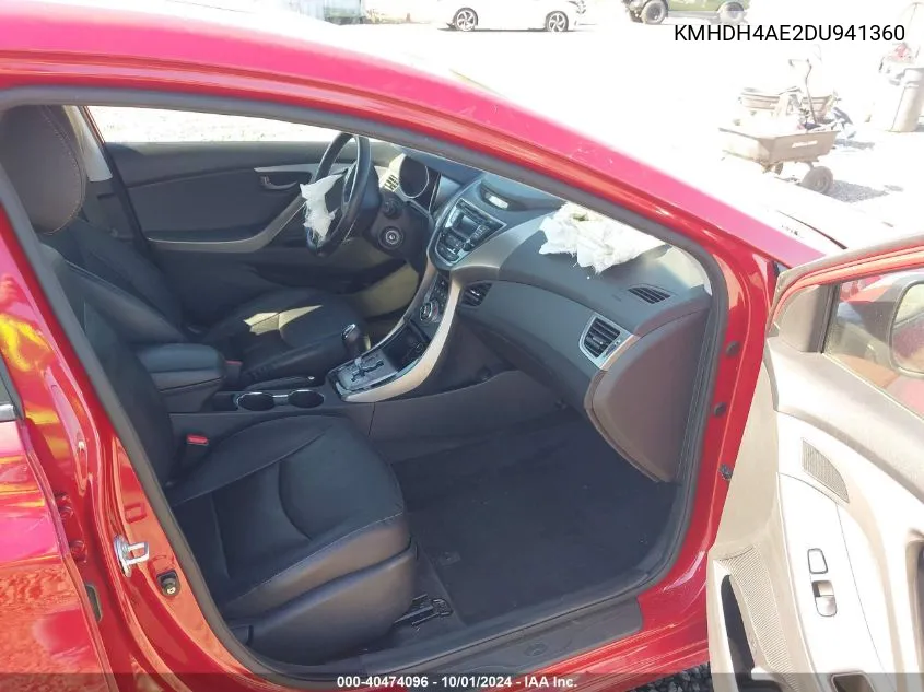 KMHDH4AE2DU941360 2013 Hyundai Elantra Limited