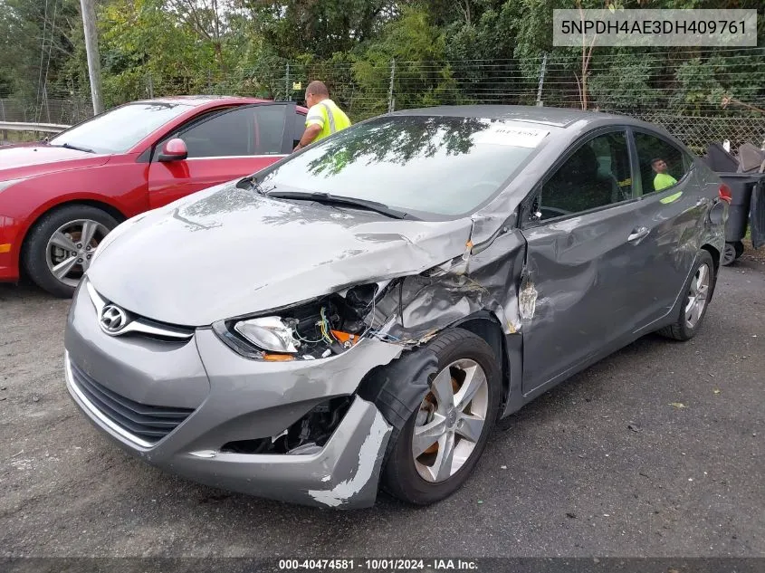 2013 Hyundai Elantra Gls/Limited VIN: 5NPDH4AE3DH409761 Lot: 40474581