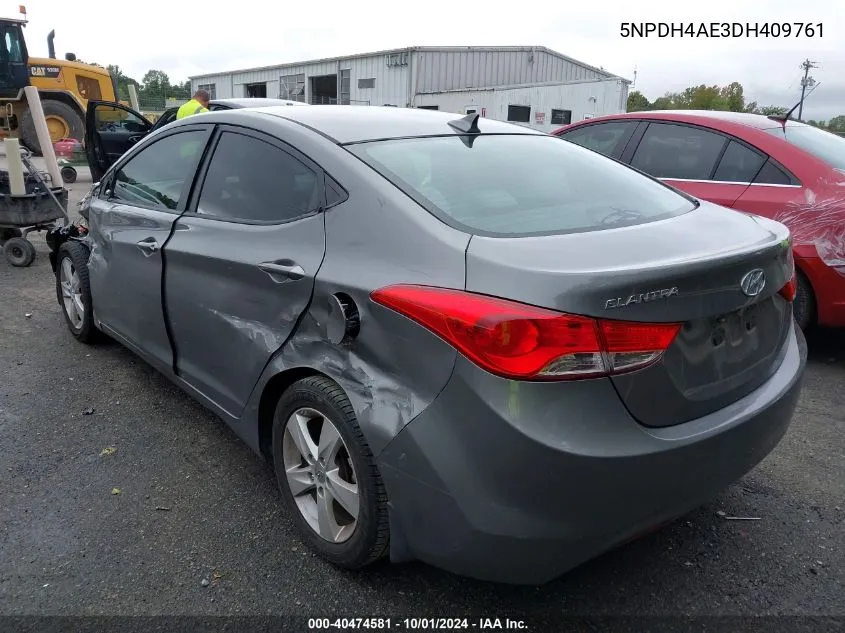 5NPDH4AE3DH409761 2013 Hyundai Elantra Gls/Limited