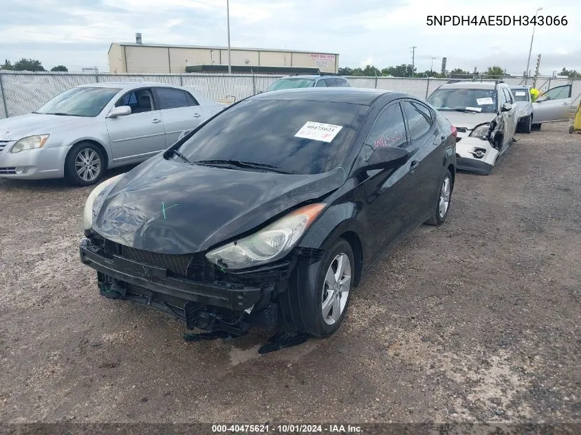 5NPDH4AE5DH343066 2013 Hyundai Elantra Gls/Limited