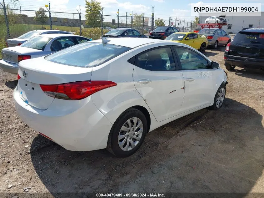 5NPDH4AE7DH199004 2013 Hyundai Elantra Gls