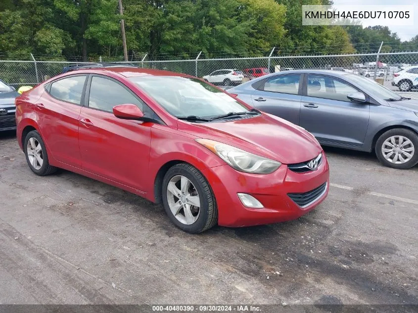 KMHDH4AE6DU710705 2013 Hyundai Elantra Gls