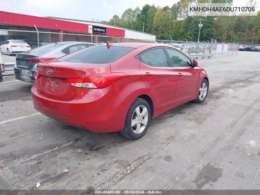 KMHDH4AE6DU710705 2013 Hyundai Elantra Gls