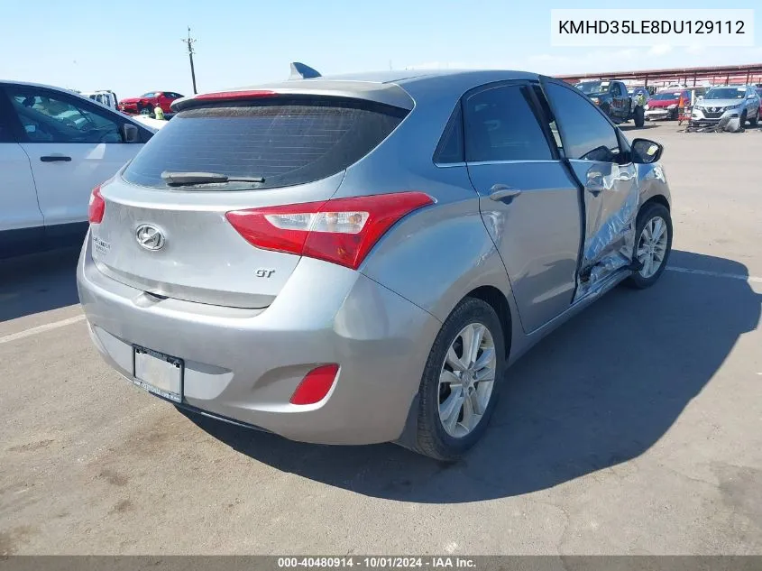 2013 Hyundai Elantra Gt VIN: KMHD35LE8DU129112 Lot: 40480914