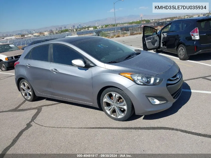 2013 Hyundai Elantra Gt VIN: KMHD35LE7DU035934 Lot: 40481817