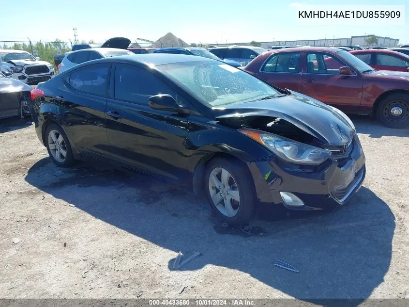 KMHDH4AE1DU855909 2013 Hyundai Elantra Gls