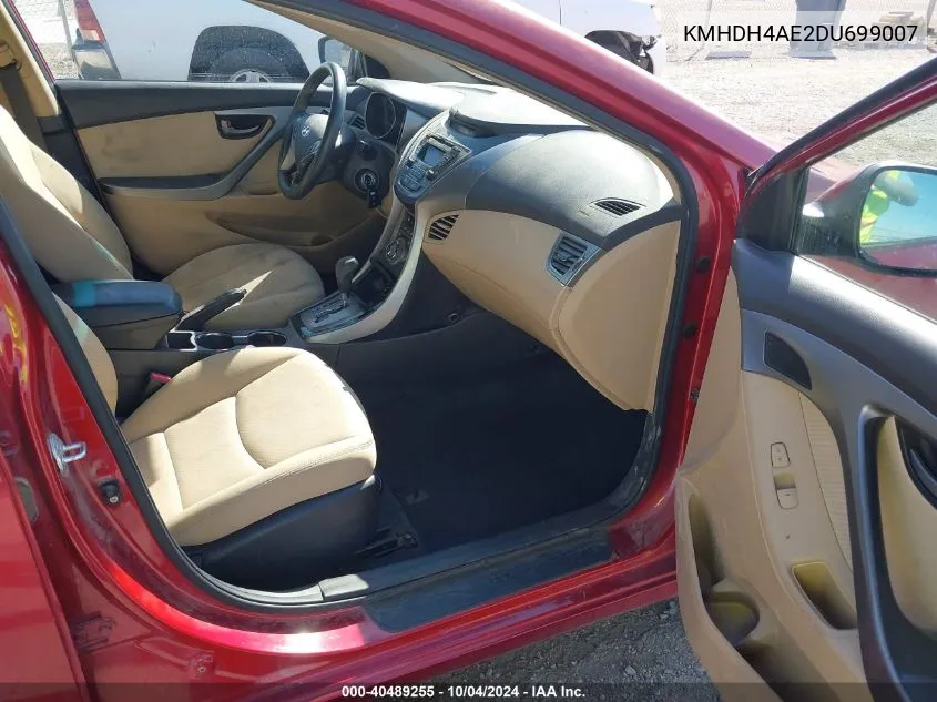 KMHDH4AE2DU699007 2013 Hyundai Elantra Gls