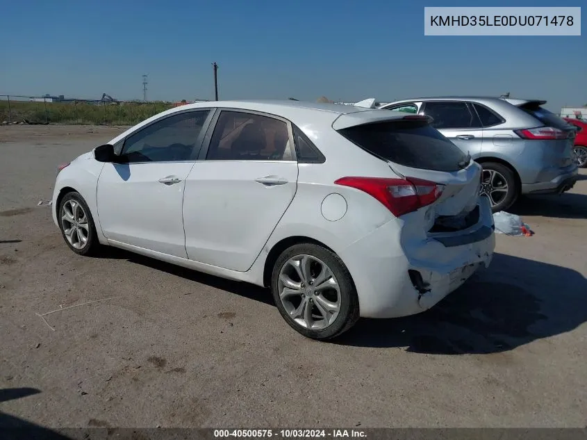 KMHD35LE0DU071478 2013 Hyundai Elantra Gt