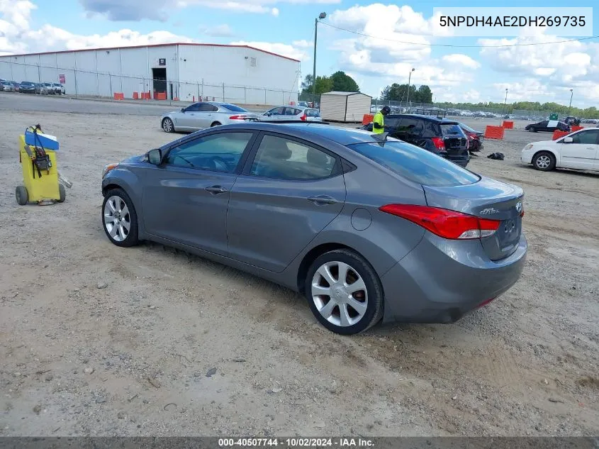 2013 Hyundai Elantra Limited VIN: 5NPDH4AE2DH269735 Lot: 40507744