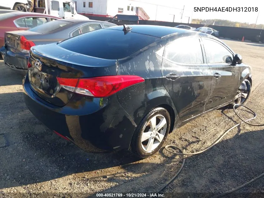 5NPDH4AE4DH312018 2013 Hyundai Elantra Gls