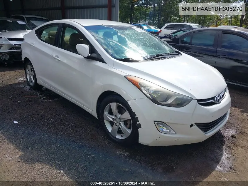 2013 Hyundai Elantra Gls VIN: 5NPDH4AE1DH305270 Lot: 40526261