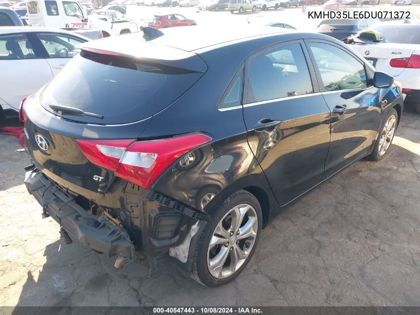 2013 Hyundai Elantra Gt VIN: KMHD35LE6DU071372 Lot: 40547443