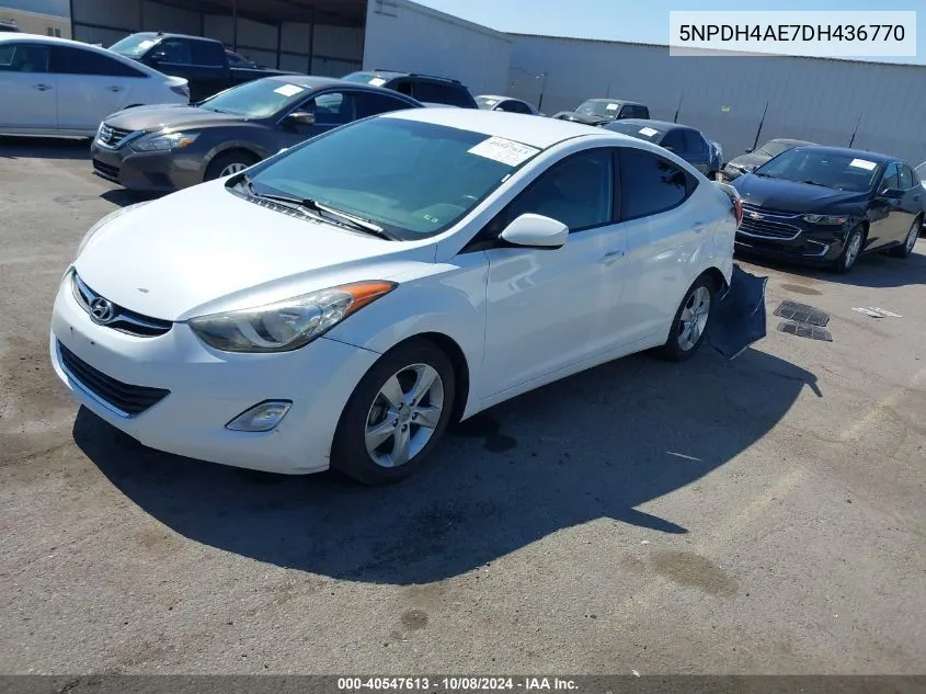 2013 Hyundai Elantra Gls VIN: 5NPDH4AE7DH436770 Lot: 40547613