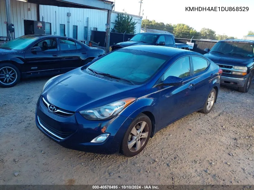 KMHDH4AE1DU868529 2013 Hyundai Elantra Gls