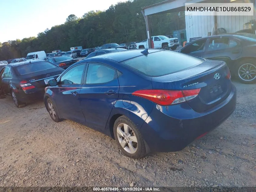 KMHDH4AE1DU868529 2013 Hyundai Elantra Gls