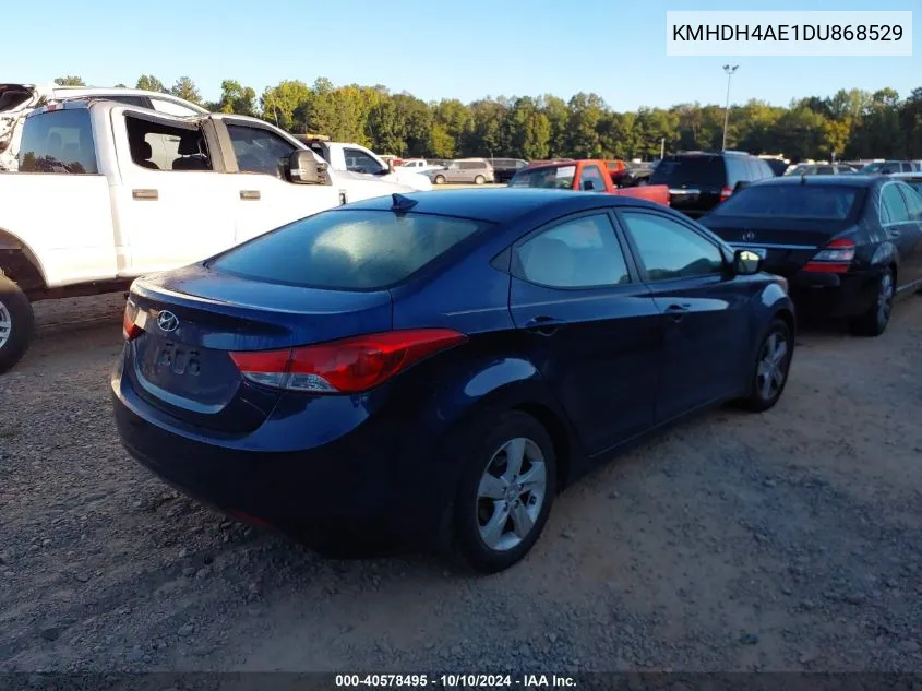 KMHDH4AE1DU868529 2013 Hyundai Elantra Gls