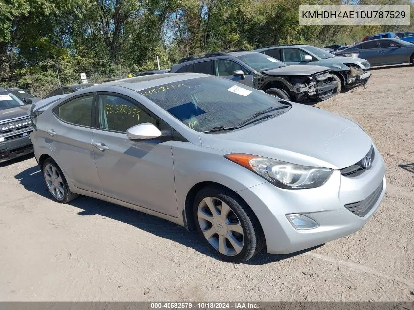 KMHDH4AE1DU787529 2013 Hyundai Elantra Limited