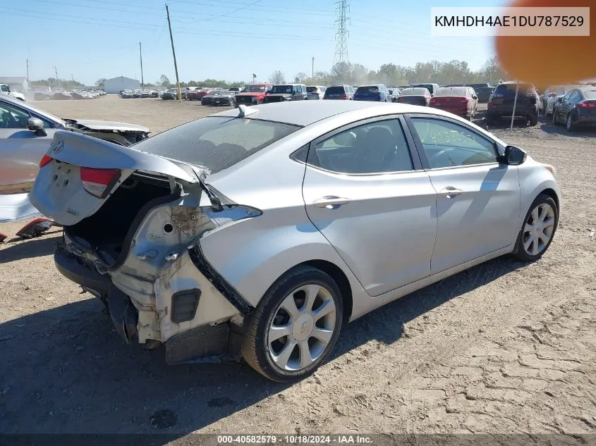 KMHDH4AE1DU787529 2013 Hyundai Elantra Limited