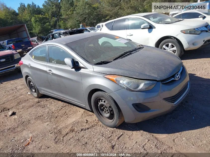 2013 Hyundai Elantra Gls VIN: 5NPDH4AE7DH230445 Lot: 40586673