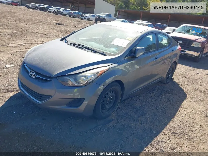 5NPDH4AE7DH230445 2013 Hyundai Elantra Gls