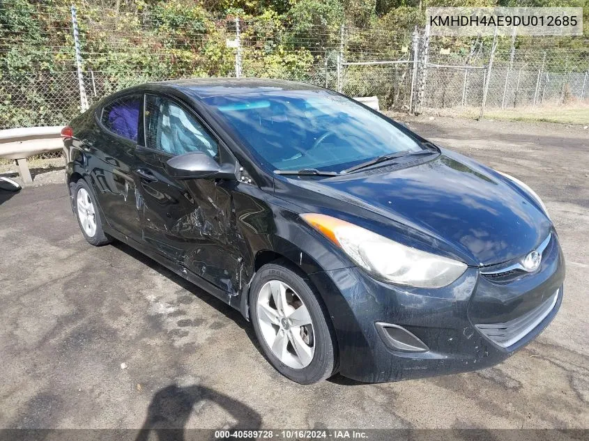 KMHDH4AE9DU012685 2013 Hyundai Elantra Gls