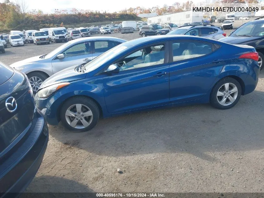 KMHDH4AE7DU004049 2013 Hyundai Elantra Gls