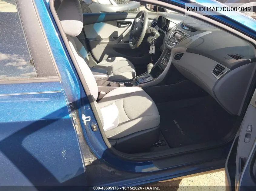 KMHDH4AE7DU004049 2013 Hyundai Elantra Gls