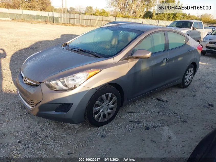 5NPDH4AE5DH165000 2013 Hyundai Elantra Gls/Limited