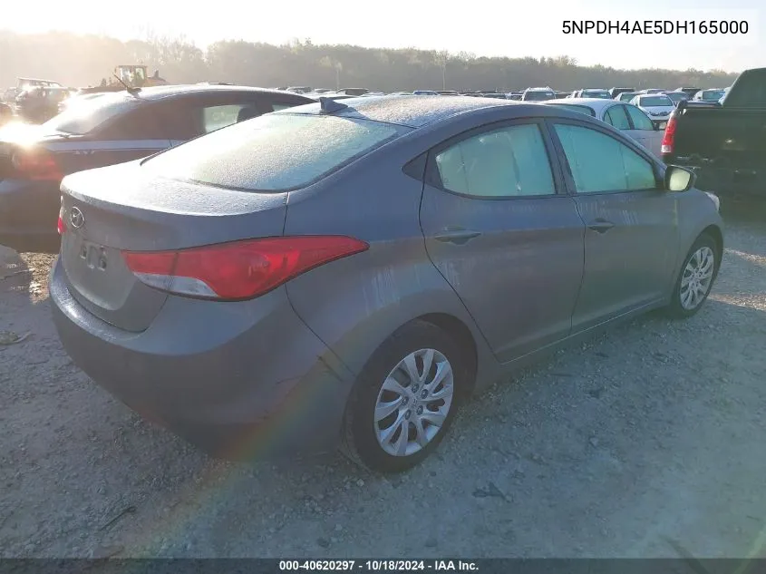 5NPDH4AE5DH165000 2013 Hyundai Elantra Gls/Limited