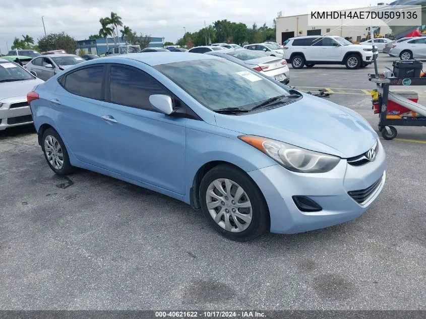 KMHDH4AE7DU509136 2013 Hyundai Elantra Gls