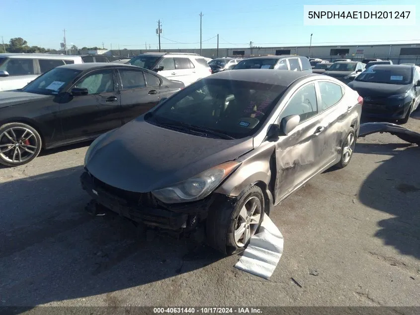 5NPDH4AE1DH201247 2013 Hyundai Elantra Gls