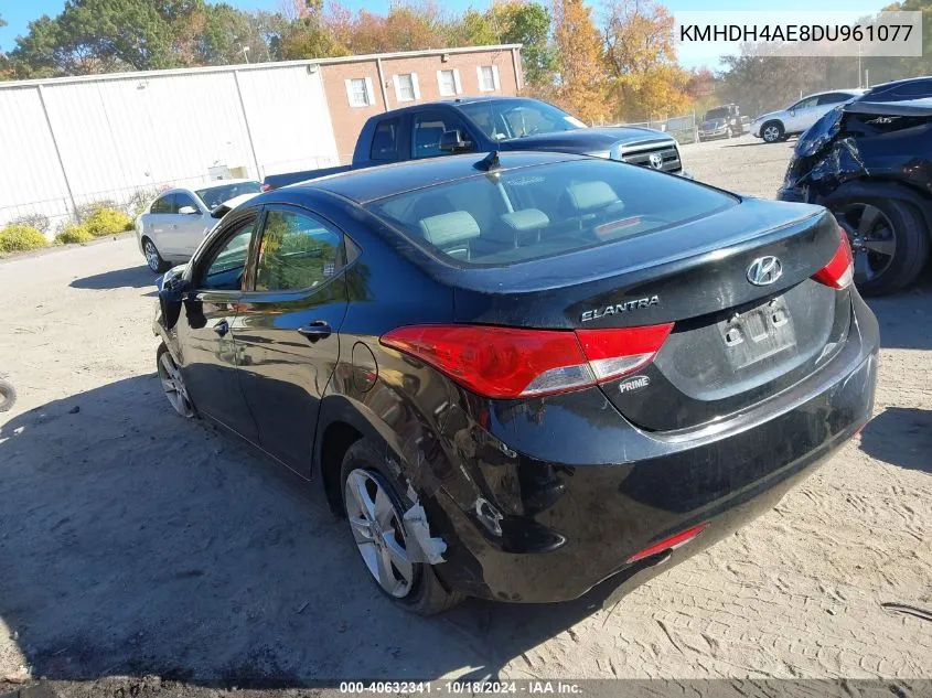 2013 Hyundai Elantra Gls VIN: KMHDH4AE8DU961077 Lot: 40632341