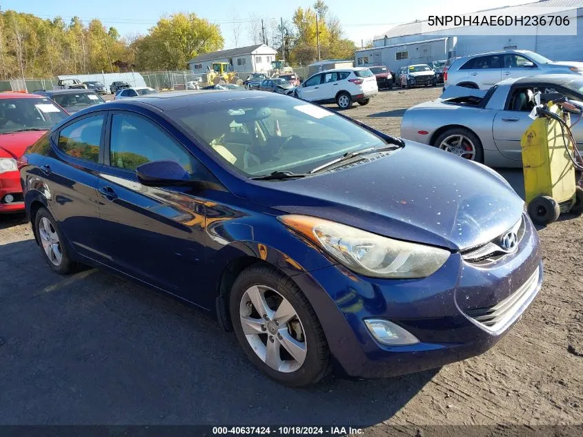 5NPDH4AE6DH236706 2013 Hyundai Elantra Gls