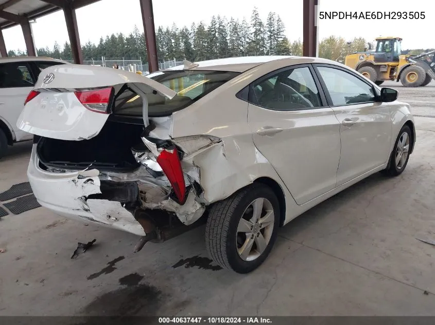 5NPDH4AE6DH293505 2013 Hyundai Elantra Gls