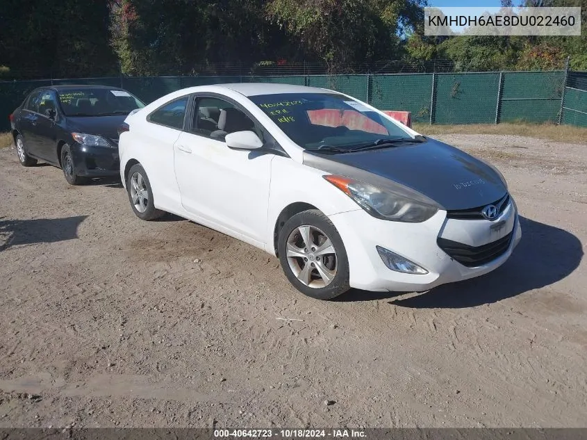 2013 Hyundai Elantra Gs VIN: KMHDH6AE8DU022460 Lot: 40642723