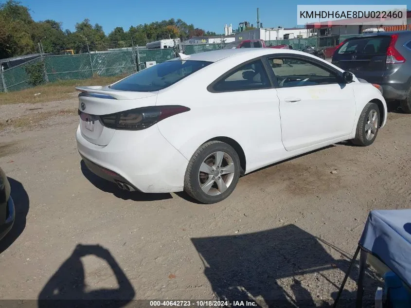 2013 Hyundai Elantra Gs VIN: KMHDH6AE8DU022460 Lot: 40642723