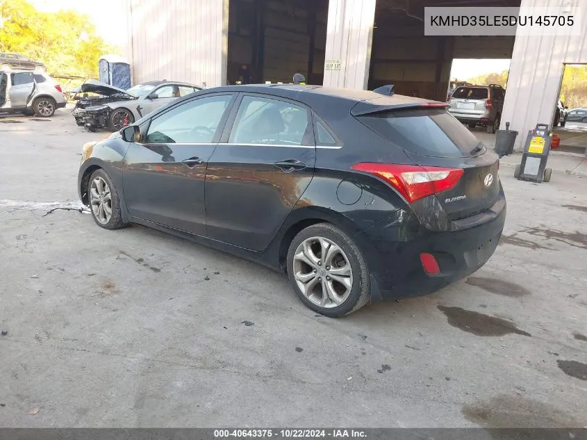 2013 Hyundai Elantra Gt VIN: KMHD35LE5DU145705 Lot: 40643375