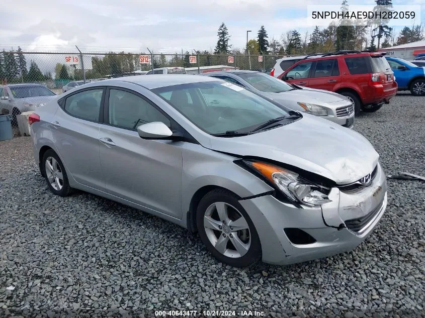 2013 Hyundai Elantra Gls/Limited VIN: 5NPDH4AE9DH282059 Lot: 40643477