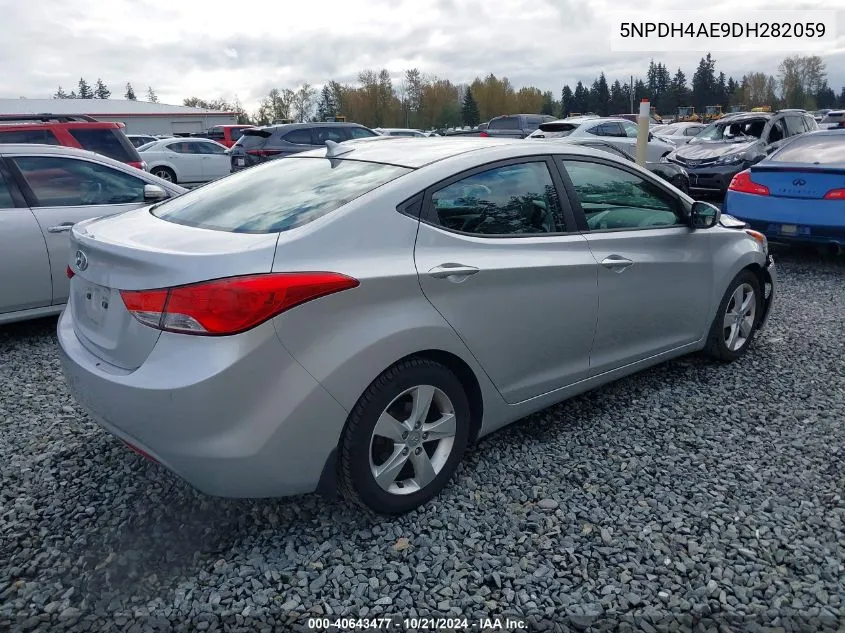 2013 Hyundai Elantra Gls/Limited VIN: 5NPDH4AE9DH282059 Lot: 40643477