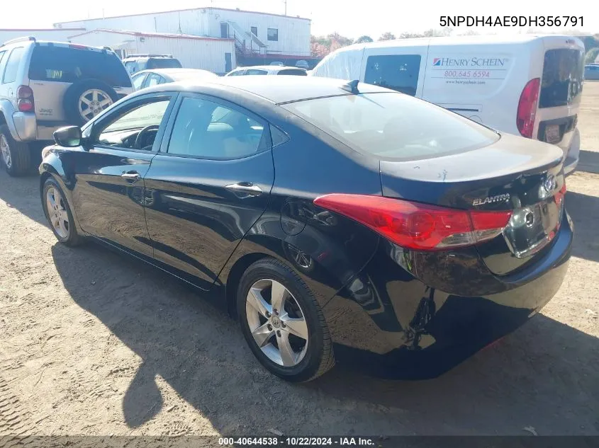 5NPDH4AE9DH356791 2013 Hyundai Elantra Gls