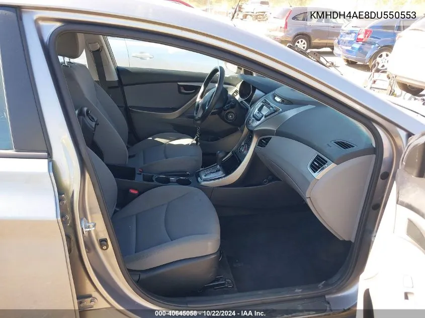 KMHDH4AE8DU550553 2013 Hyundai Elantra Gls