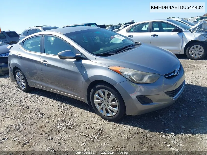 2013 Hyundai Elantra Gls VIN: KMHDH4AE1DU544402 Lot: 40646327