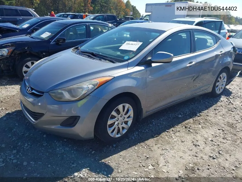 2013 Hyundai Elantra Gls VIN: KMHDH4AE1DU544402 Lot: 40646327