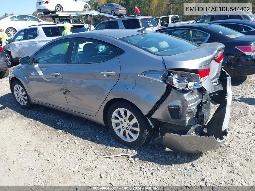 2013 Hyundai Elantra Gls VIN: KMHDH4AE1DU544402 Lot: 40646327